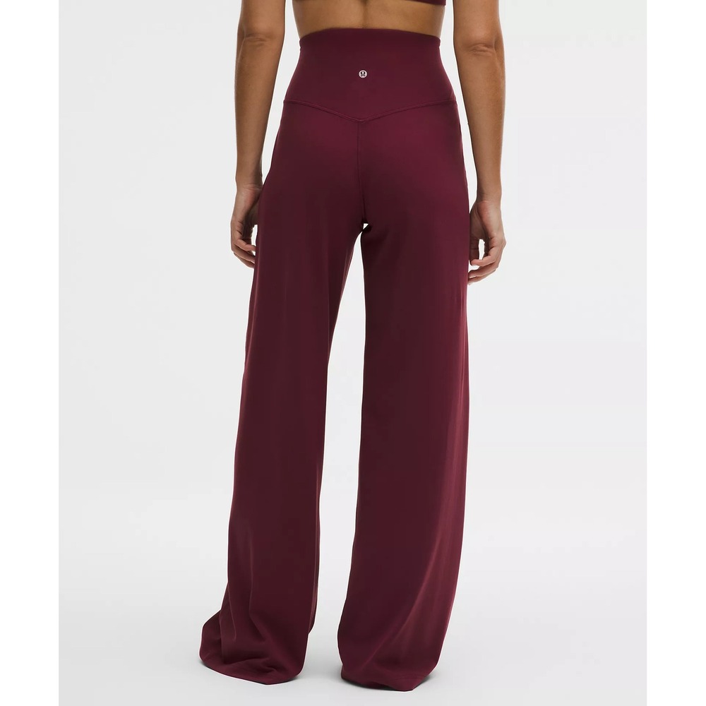 218-Lululemon-Align Palazzo Pant Tall-Burgundy Bay - Picture 3 of 7